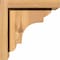 Ekena Millwork New Brighton Smooth Corbel w/Backplate, Western Red Cedar, 7 1/2"W x 8"D x 8"H COR08X08X08NEB01SWR - alternate 3